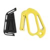 WICHARD Emergency Rope Cutter with Shackle Loop, 40mm Blade, Yellow 3 sr10193