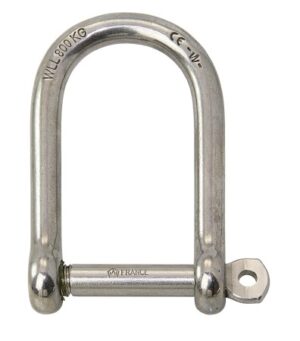 WICHARD D-shackle wide A4L pin 6mm