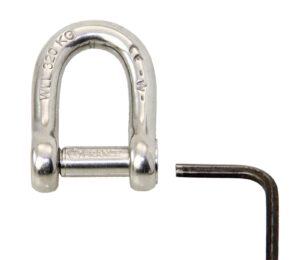 WICHARD D-shackle with Inn6kant A4L pin 8mm