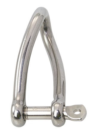 WICHARD round shackle twisted with non-removable bolt A4L pin 11mm SB-Pack 1 WICHARD round shackle twisted with non-removable bolt A4L pin 11mm SB-Pack
