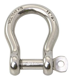 WICHARD Round Shackle Curved A4L Pin 10mm