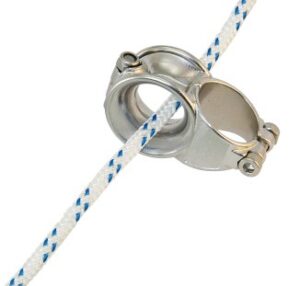 WICHARD railing guide eyelet for screw-on mounting A4L for 20mm rope, 25mm railing