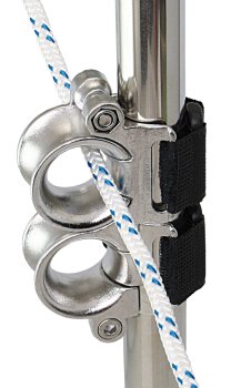 WICHARD railing guide eyelet for hook and loop fastening A4L for 2x 20mm rope, railing 25mm