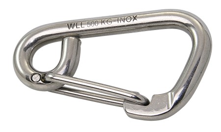 WICHARD asymmetrical carabiner with eye A4 8x80mm SB-Pack 1 WICHARD asymmetrical carabiner with eye A4 8x80mm SB-Pack