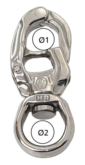 WICHARD Snap Shackle Trigger with Swivel Eye C3 87mm SB-Pack