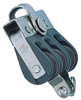 WICHARD Triple Block, Spherical, 25mm Rope, 6-8mm, Shackle/U-Shackle 1 WICHARD Triple Block, Spherical, 25mm Rope, 6-8mm, Shackle/U-Shackle