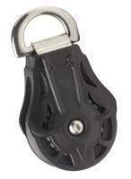 WICHARD single sliding block 45mm, rope 10mm, D-ring