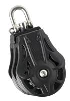 WICHARD double block, spherical, 45mm, rope 10mm, swivel shackle