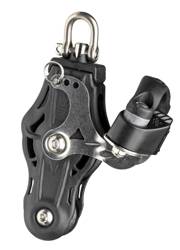WICHARD violin block, sliding, 45mm, rope 10mm, swivel shackle/clamp