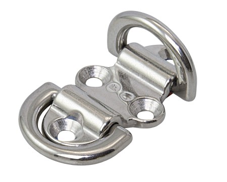 WICHARD folding eye with 2 D-rings A4L 8mm 1 WICHARD folding eye with 2 D-rings A4L 8mm