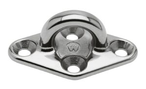 WICHARD deck plate, diamond-shaped D6 eye 14.5mm