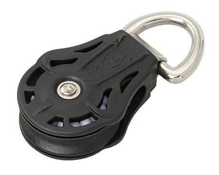WICHARD single sliding block 55mm, rope 12mm, D-ring 1 WICHARD single sliding block 55mm, rope 12mm, D-ring