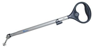 WICHARD tiller extension aluminum with mounting fork, 580mm