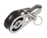 SEA SURE single sliding block 25mm, rope 8mm, shackle 1 SEA SURE single sliding block 25mm, rope 8mm, shackle