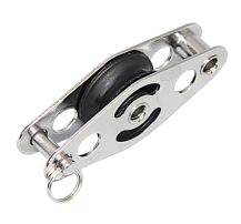 SEA SURE single sliding block 25mm, rope 8mm, hollow axle/U-bolt 1 SEA SURE single sliding block 25mm, rope 8mm, hollow axle/U-bolt