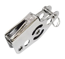SEA SURE single block sliding 25mm, cable 8mm, hollow axle/U-bolt/V-clamp 1 SEA SURE single block sliding 25mm, cable 8mm, hollow axle/U-bolt/V-clamp
