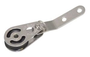 SEA SURE single guide block, sliding, 25mm, cable 8mm, long