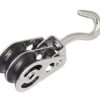 SEA SURE double block, sliding, 25mm, rope 8mm, swivel hook 3 ss0022