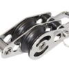 SEA SURE double block, sliding, 25mm, rope 8mm, shackle, U-bolt 2 ss0023