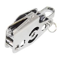 SEA SURE double block, sliding, 25mm, rope 8mm, shackle/U-bolt/V-clamp 1 SEA SURE double block, sliding, 25mm, rope 8mm, shackle/U-bolt/V-clamp