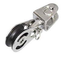 SEA SURE single block, sliding, 25mm, rope 8mm, swivel fork 1 SEA SURE single block, sliding, 25mm, rope 8mm, swivel fork