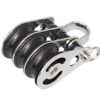SEA SURE triple block, sliding, 25mm, rope 8mm, shackle