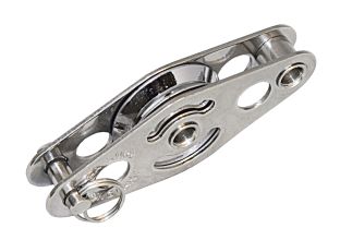 SEA SURE single sliding block 25mm, wire rope 4mm, hollow axle/U-bolt 1 SEA SURE single sliding block 25mm, wire rope 4mm, hollow axle/U-bolt