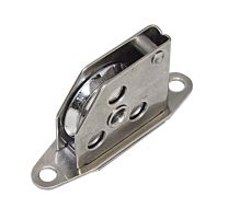 SEA SURE single mast block, sliding, 25mm, wire rope 4mm