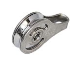 SEA SURE single sliding block 25mm, wire rope 4mm, eye