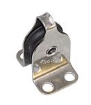 SEA SURE single-deck block, sliding, 20mm, rope 4mm, carbon pulley/U-bolt