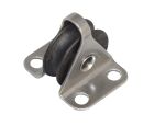 SEA SURE single-deck block, sliding, 20mm, rope 4mm, carbon pulley