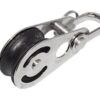 SEA SURE single block, sliding, 38mm, rope 10mm, carbon pulley/shackle 2 ss0300