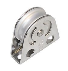 SEA SURE single swivel pulley, 38mm diameter, 10mm rope, aluminum pulley, vertical/horizontal.