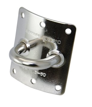 SEA SURE mast plate A4 9.5mm, 73x65mm, for 150mm mast 1 SEA SURE mast plate A4 9.5mm, 73x65mm, for 150mm mast