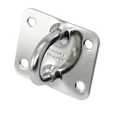 SEA SURE mast plate A4 6mm, 51x41mm, flat base plate