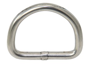 SEA SURE D-ring unpolished A4 5x25mm