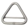 SEA SURE Triangle Ring with Bridge, Unpolished, A4 6x50mm, iL=44mm 2 ss1775