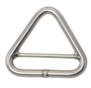 SEA SURE Triangle Ring with Bridge, Unpolished, A4 6x50mm, iL=44mm