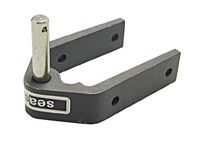 SEA SURE rudder fitting, short with pin, aluminum pin 8x32mm, iB=38mm