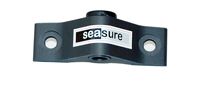 SEA SURE mirror fitting with socket, aluminum, 8mm hole (2 holes)