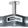 SEA SURE mirror fitting with folding nose bolt, aluminum/A4 pin 8x37mm