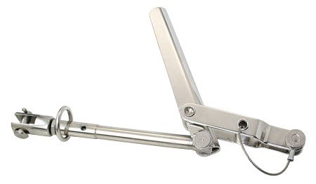 SEA SURE Forestay Lever Turnbuckle A4 M10, Pin 6mm 1 SEA SURE Forestay Lever Turnbuckle A4 M10, Pin 6mm