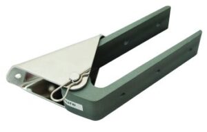 SEA SURE rudder fitting for keelboat with pin, aluminum pin 10mm, iB=46mm