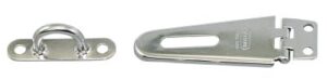 SEA SURE hem hinge with eye plate A4 75+17x30mm