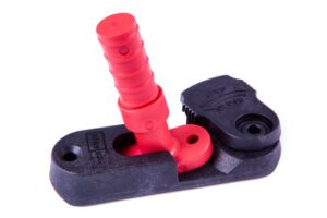SEA SURE tiller extension joint with side quick-release fastener, plastic, 13mm