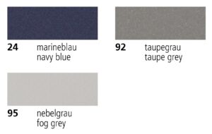 SATTLER Oceanic PES single-sided PVC 205cm 510g/m² navy
