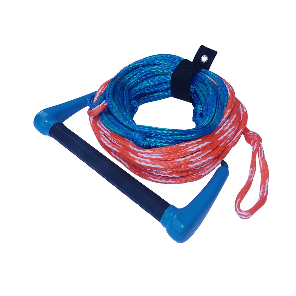 SPINERA water ski tow rope with competition handle, buoyant, 18+4.5m, orange/blue 1 SPINERA water ski tow rope with competition handle, buoyant, 18+4.5m, orange/blue