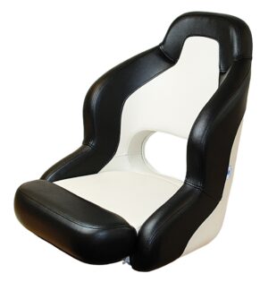 Steering seat/boat seat Sport, white/black