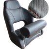 Steering seat/boat chair Sport PVC with flip-up function, blue/white 3 tc1499