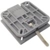 Swivel seat console, plastic, 175x175x55mm 2 tc9018